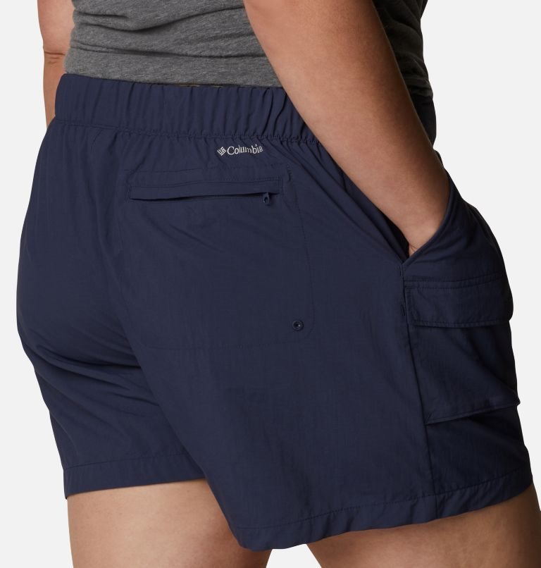 Women's Columbia Summerdry Cargo Shorts Navy | Plus Size CA-I46L0
